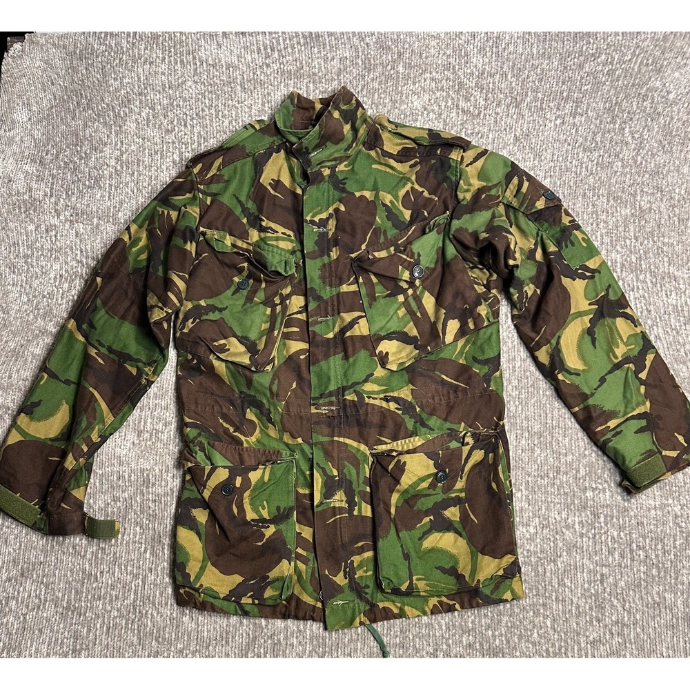Vintage 90s British Army DPM Combat Smock Jacket 180/96 Camo Military Pattern 94